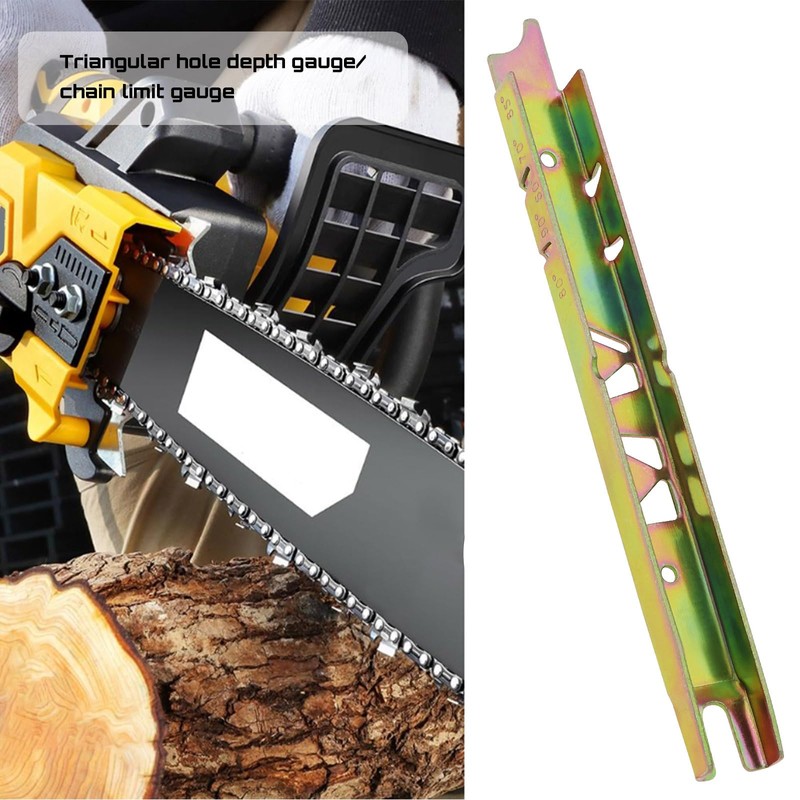 YINETTECH 2Pcs Chainsaw Filing Gauge Tools 1110 893 4000 Chain
