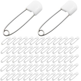 fogman Safety Pin Lock Pin Stylish Home Futon Fixing Commercial Use, Large Set of 50 (Large, 2.1 inches (54 mm)
