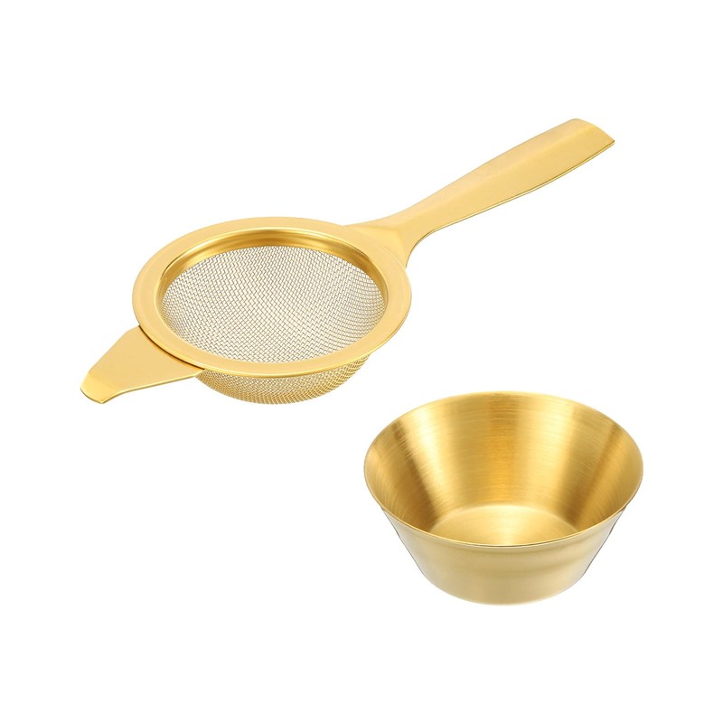 sourcing map 1 Pcs Tea Infuser Filter with Foldable Handle,