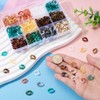 Cheriswelry 360Pcs Acrylic Linking Rings Gradient Acrylic Quick Link Connectors