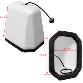 4 Pack Outdoor Faucet Covers, Foam Faucet Covers for Winter Freeze Protection