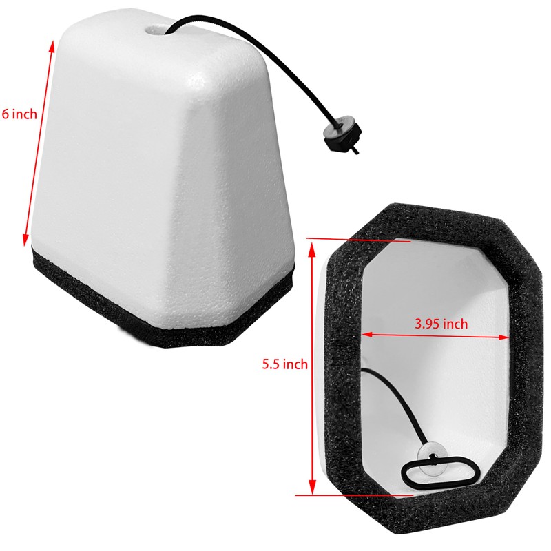 4 Pack Outdoor Faucet Covers, Foam Faucet Covers for Winter