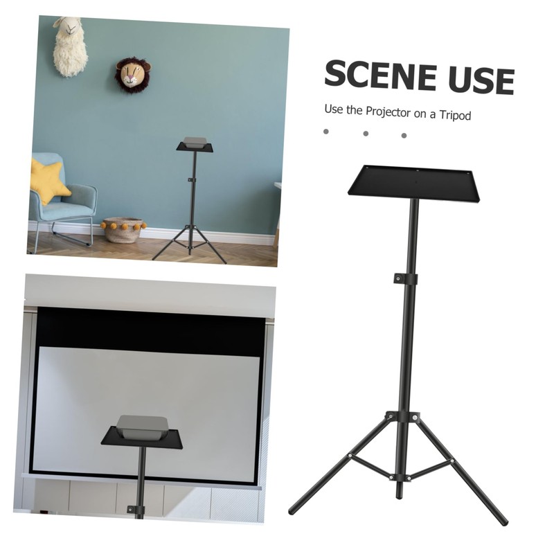 OHPHCALL Projector Stand Tray Portable Projector Holder Pallet Stand Mount