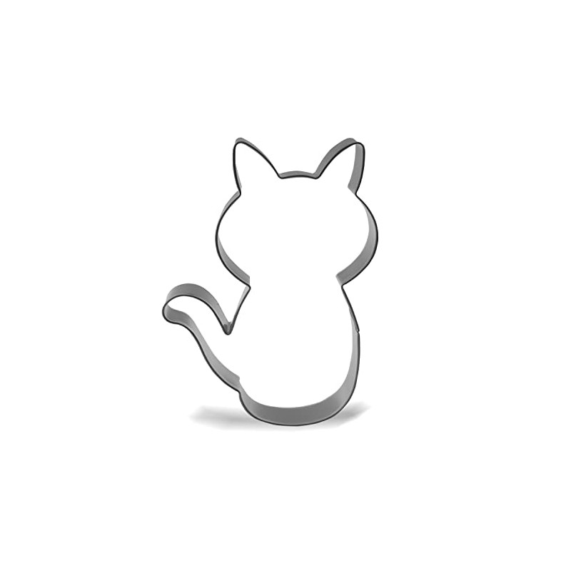 Keewah Cat Cookie Cutter - 4.5 x 3.4 inch -