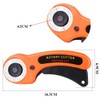 Dzxin Rotary Cutter, 45mm Rotary Fabric Cutter Rolling Cutter Handle