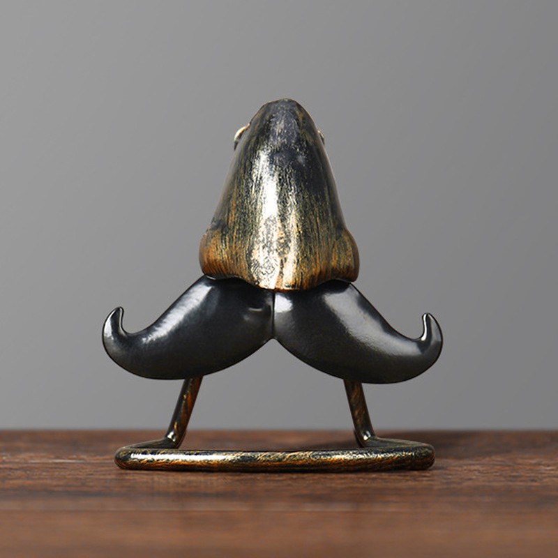Nose Shaped Eyeglasses Holder Iron Nose and Mustache Shaped Eye
