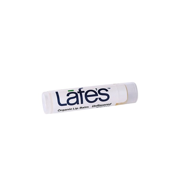 Lafe's Natural Body Care | Unflavored Lip Balm | All Natural & Organic (0.15oz)