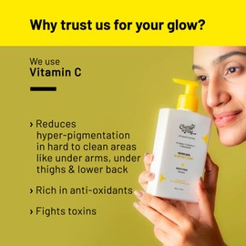 Chemist at Play Brightening Body Wash 1% Vitamin C and Niacinamide For Dry Normal Oily Dull Skin Helps Fade Scars Brightens Skin For Women and Men white 473 g