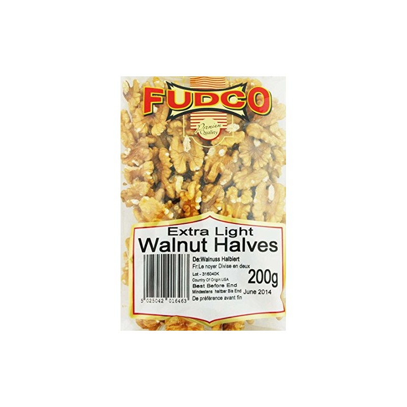 Fudco Extra Light Walnut Halves 200G