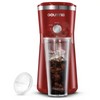 Gourmia Red Gourmia Iced Coffee Maker with 25 fl oz