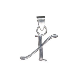 Sterling Silber Anhänger Charm Buchstabe X Massiv Echt Punziert 925 R001445