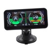 Sharainn Angle Declinometer, Universal Intelligent Car Inclinometer Tilt Gauge HUD