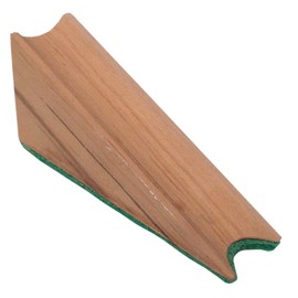 Acclaim Bowls Umpire Wedges, Set of 6, Black Solid Rubber and Hardwood