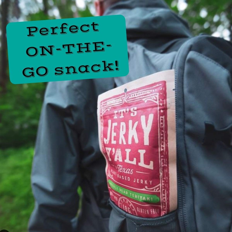 It's Jerky Y'all Vegan Jerky TERIYAKI - High Protein, Low