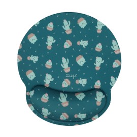 Mr Wonderful Mauspad Ergonomische Wondee Mauspad Maus, Handgelenkstütze Mauspad, Maus, Gel Cactus