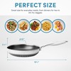 AROMA® 10-Inch Stainless Steel & Nonstick Ceramic Frying Pan with
