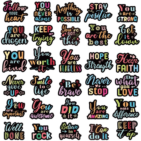 Copkim 30 Pcs Motivational Refrigerator Magnets with Inspirational Sayings Funny