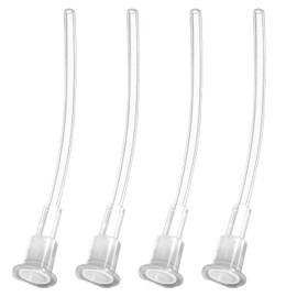YARRAMATE 4Pcs Spray Straw Replacement for Kitchen Oil Sprayer Bottle, 4.72in/12cm Replacement Pipes for Cooking 16oz/470ml Olive Oil Glass Dispenser Bottle, Replace Oil Spray Tube Set