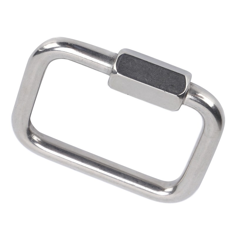 Chain Link Stainless Steel 4‑Corner Multifunctional Connection Buckle for Outdoor