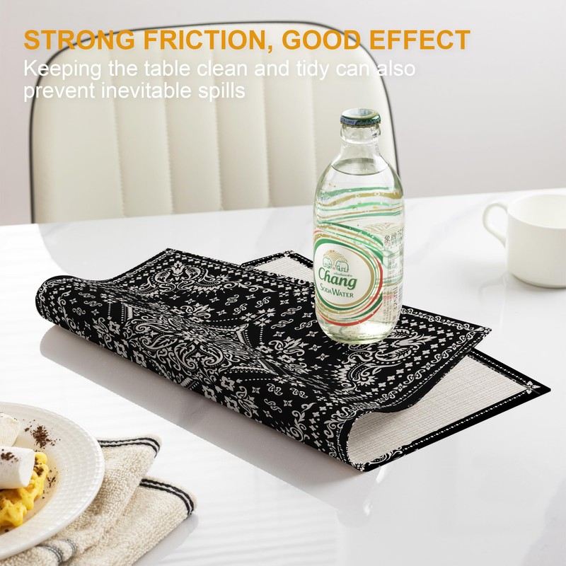 ZSYTZL Placemats Set of 4 Washable Durable Table Placemats for