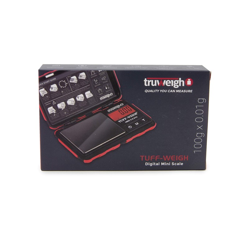 Truweigh TUFFWEIGH Digital Mini Scale (100g x 0.01g - Red/Black)