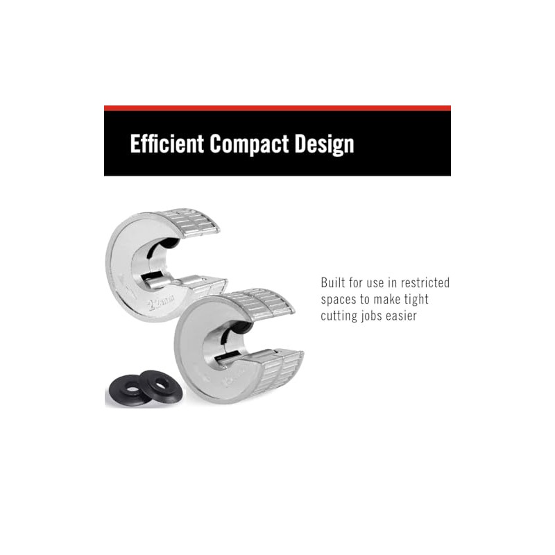 CANOPUS Professional Plumbing Auto Cut Tube Cutter Set Twin Pack