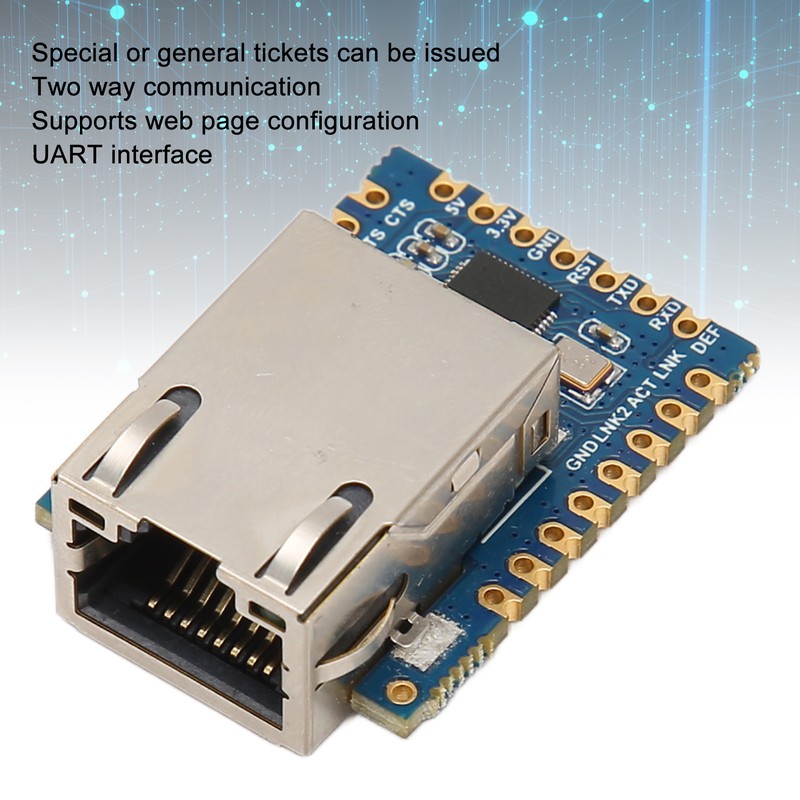 TTL Serial Port to Ethernet Module Supports TCP UDP Communication
