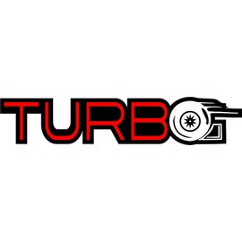 NetSpares 1 x Aufkleber Turbo Spruch Sticker Autoaufkleber Shocker Static Stance Decal Fun