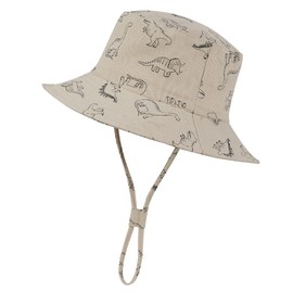 Century Star Baby Sun Hat Adjustable UV Protection Hat Children with Wide Brim Sun Protection UPF 50 Unisex, khaki