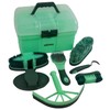 Woodside 8 Piece Equestrian Grooming Set for Horses with Carry
