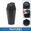 A ABSOPRO Car Trash Can Portable 3.5" Width 7.9" Height
