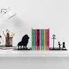 Lion & Lamp Post Decorative Bookends – Magical Themed Book