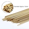 XNJIHWA Pack of 20 Welding Rods Golden Brass Soldering Rods