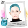 Punky Turquoise Semi Permanent Conditioning Hair Color, Non-Damaging Hair Dye,