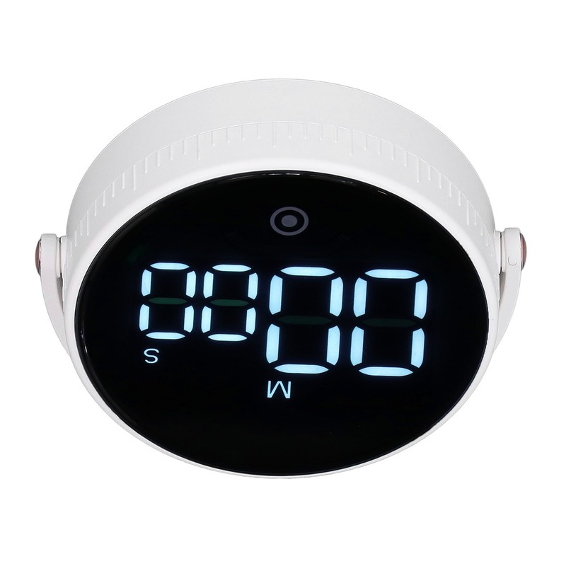 Desktop Timer Minimalist Round 3 Level Volume Adjustable Digital Countdown