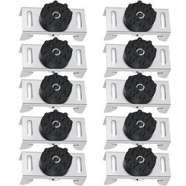 Innconee 10 Pack Soundproofing Sound Isolation Clips Ceiling Soundproofing Mounting Clip Noisy Neighbors for Apartment Recording Studio Acoustical Equipment for Wall Ceiling Studio