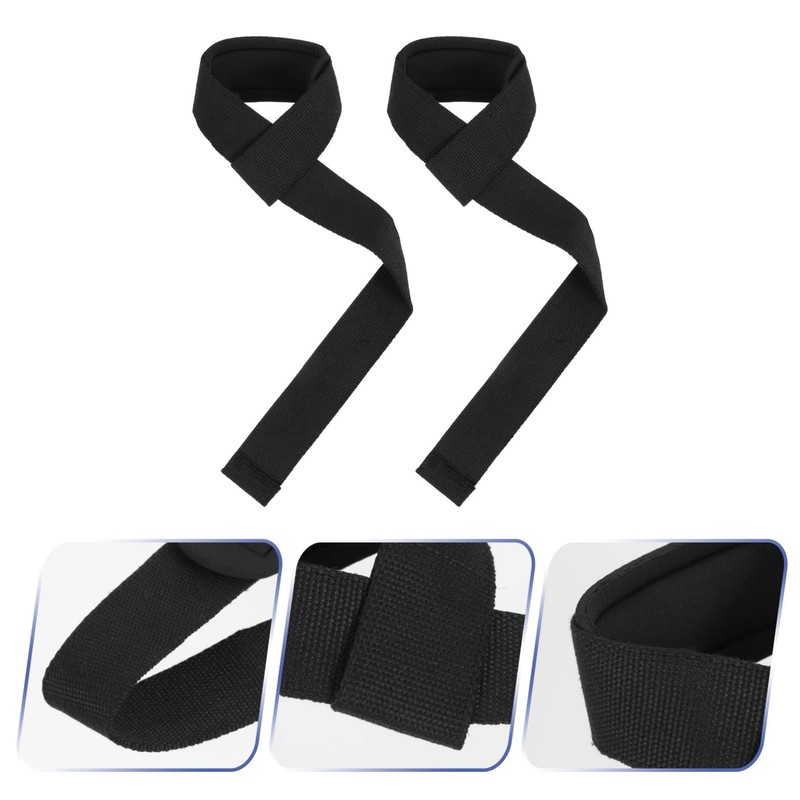 Outanaya 2Pcs Professional Wrist Strap Breathable Fitness Gym Strap for