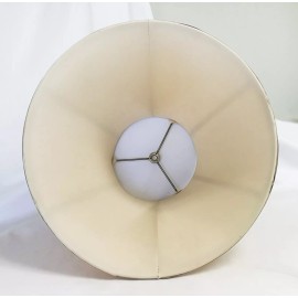 Mestar Decor Gold Hand Made Fabric Bell Lamp Shade for Table Lamp 8" x 16 "x 12" (Spider)