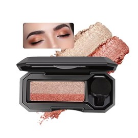 Sombra de Ojos de Doble Color,Paleta de Maquillaje de Ojos de Alto Pigmento                                                                           