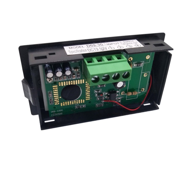 DC 0-199.9V 200V Blue LCD Digital Volt Panel Meter Voltmeter