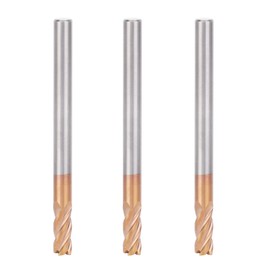3Pcs 4 Fultes End Mill Tungsten Steel CNC Cutting Tool Industrial Supplies 4 x 50 x 4T