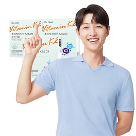 Dr. Lin [3 months] Dr.Lin Song Joong-ki Supercritical Vitamin K2 & D3 Premium Menaquinone MK-7 30 tablets, 3 units / [3개월] 닥터린 송중기 초임계 비타민 K2 & D3 프리미엄 메나퀴논 MK-7 30정, 3개