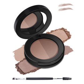 Eyebrow Powder Makeup Kit, Dark Light Brown Eye Brow Powder Palette, Long-Lasting Waterproof Brow Filler, Enhance Eyebrow Tinting with Mirror Brow Brush, Mother's Day Gift for Women-05