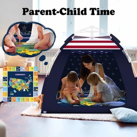 Outdoor Multi-Purpose Play Tent for Toddlers-Easy to Set up and Versatile Kid's Play Tent-Ideal for Backyard and Indoor Entertaining, Outdoor/Indoor Kid's Pop Up Tent, Gift for Toddlers(Star)