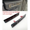 Auto Red Black Front Bumper Fascia Fender 2500 Emblems 2024+