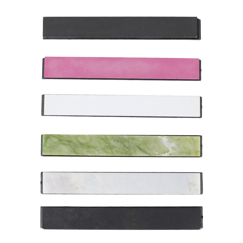 6PCS 800‑10000 Grit Sharpening Stones Set Knife Whetstone Oilstone Sharpener