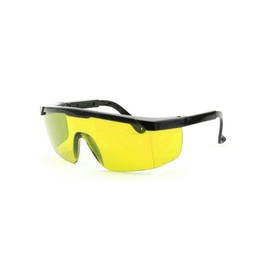 TopHomer Laser Safety Glasses, Eye Protection Goggles 190nm-540nm Wavelength Protective Eyewear for Industrial, Cosmetology and Medical (Yellow)