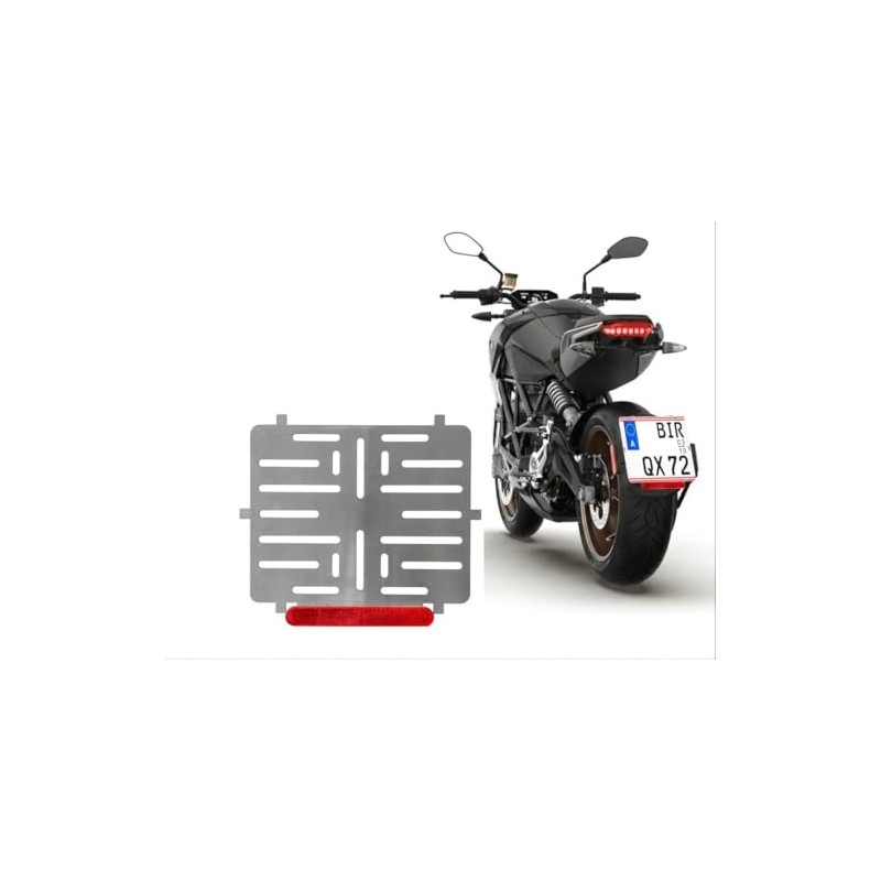 Frameless License Plate Holder Stainless Steel 0.8 mm Thick (for