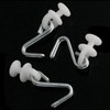 Curtain Carriers Glide ZZLZX 12 Sets Button Carrier Sliders with