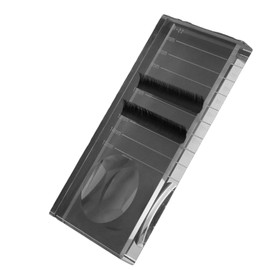 Eyelash palette, durable transparent glass palette crystal for artificial eyelashes extension, make-up cosmetic crystal eye lash stand palette glass holder separator pallet